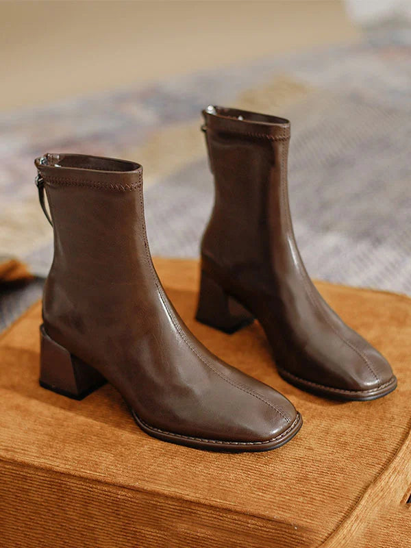 Classic women's shoes | With zipper 2