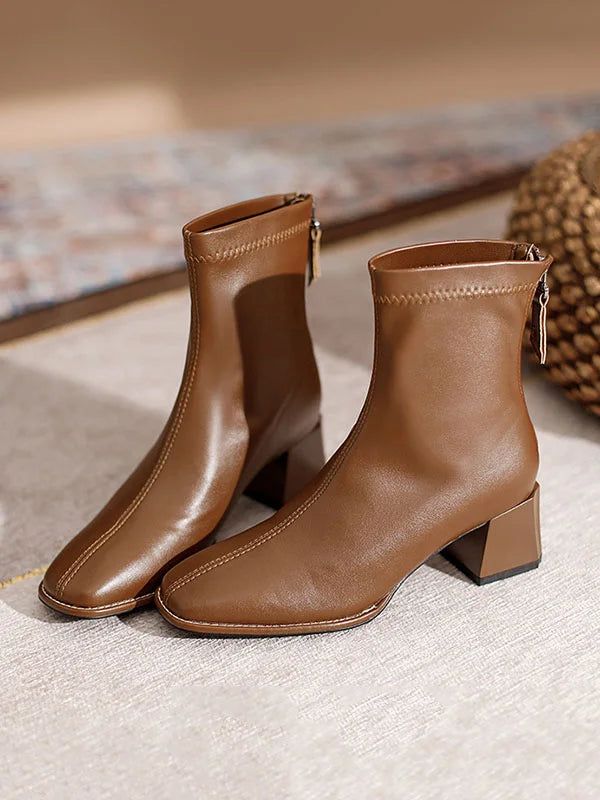 Classic women's shoes | With zipper 3