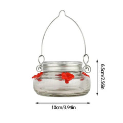 Clear Flower Gate Hummingbird Feeder 2