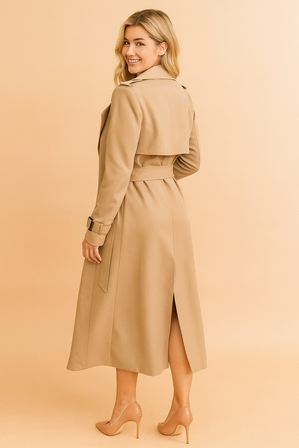 Cloe | Elegant Winter Trench Coat 2