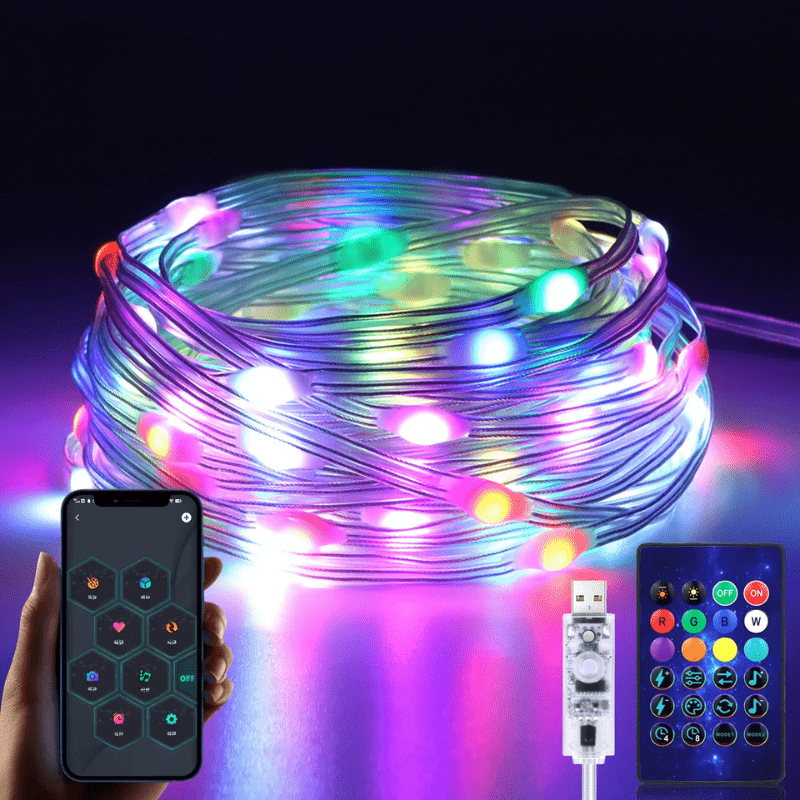 ColorShine – RGBIC LED Strip Lighting for Holiday Parties and Rooms 5