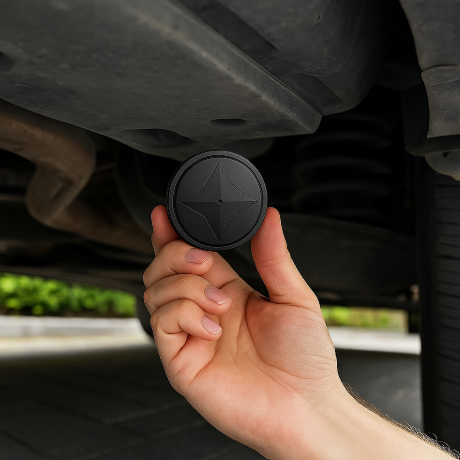 Compact Magnetic GPS Tracker for Car, Real-Time Vehicle GPS Tracking Device with Long Battery Life and Strong Magnet 1