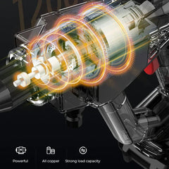 Cordless, portable high-pressure spray gun set 2