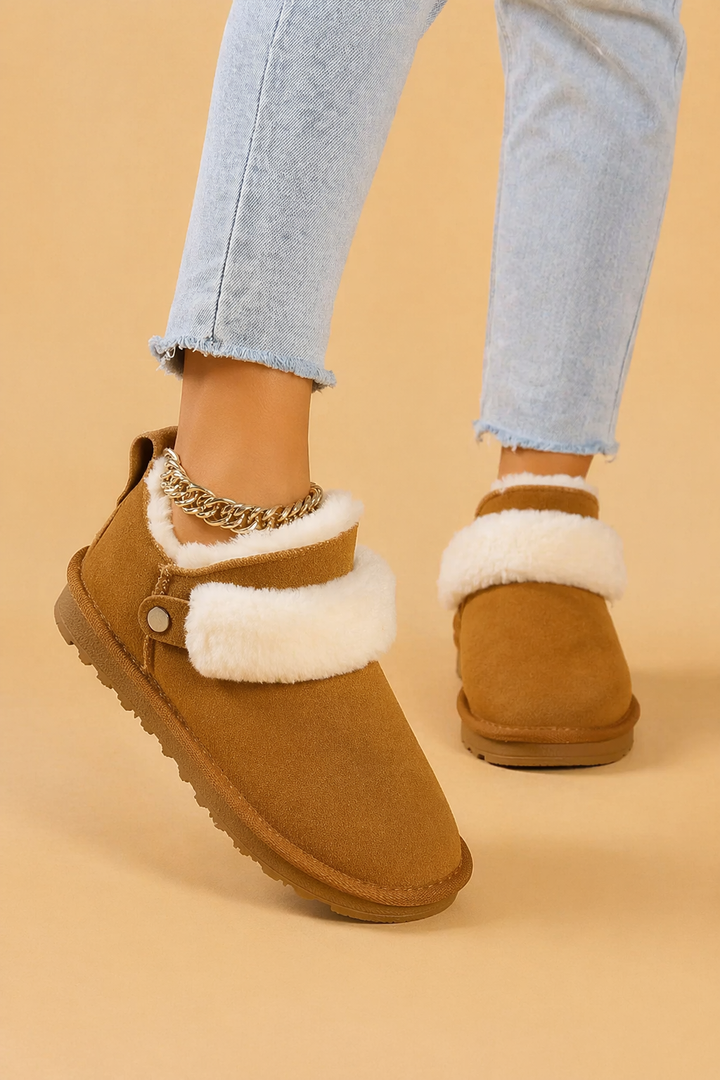 Joanna | Women’s Cozy Winter Slip-On Snow Boots for Everyday Comfort