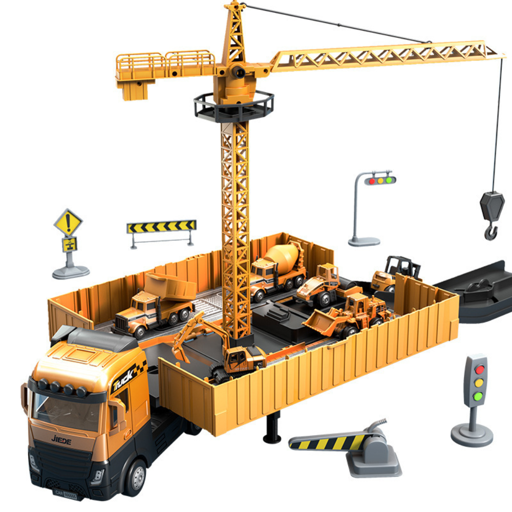 CreaTrek | Interactive Construction Toy Crane Truck for STEM Learning 4