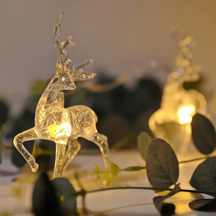 CrystalCheer | Elk Garland Decoration for Holiday Display 2