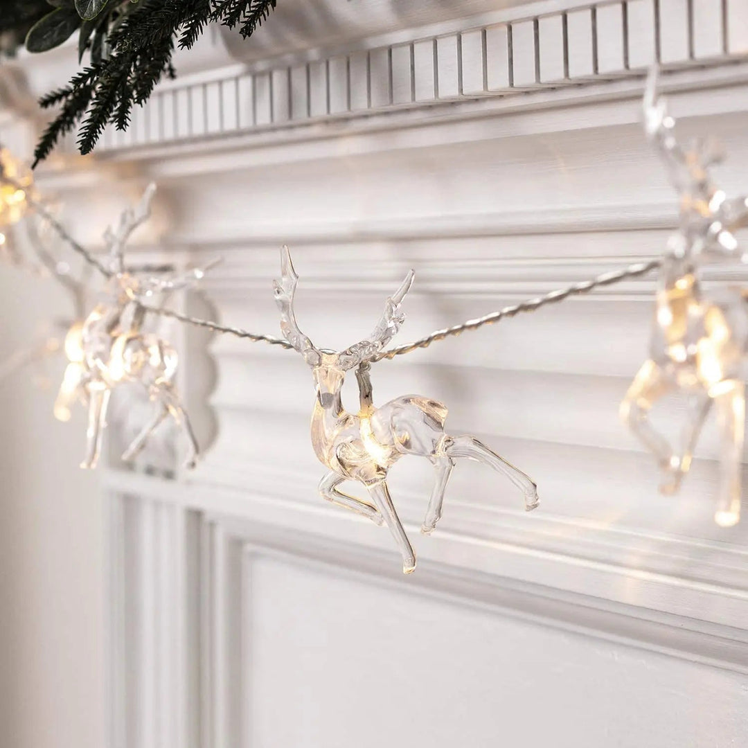 CrystalCheer | Elk Garland Decoration for Holiday Display 3