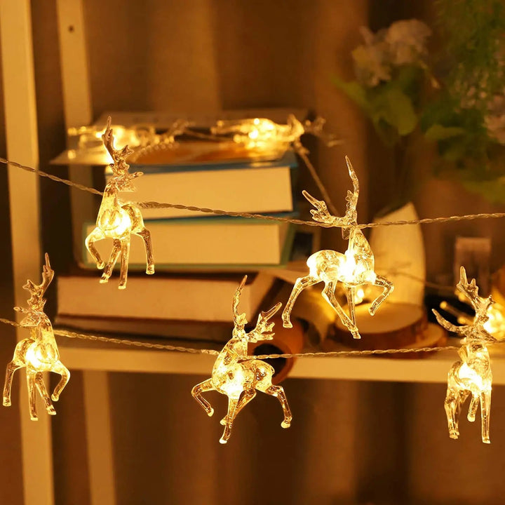 CrystalCheer | Elk Garland Decoration for Holiday Display 4