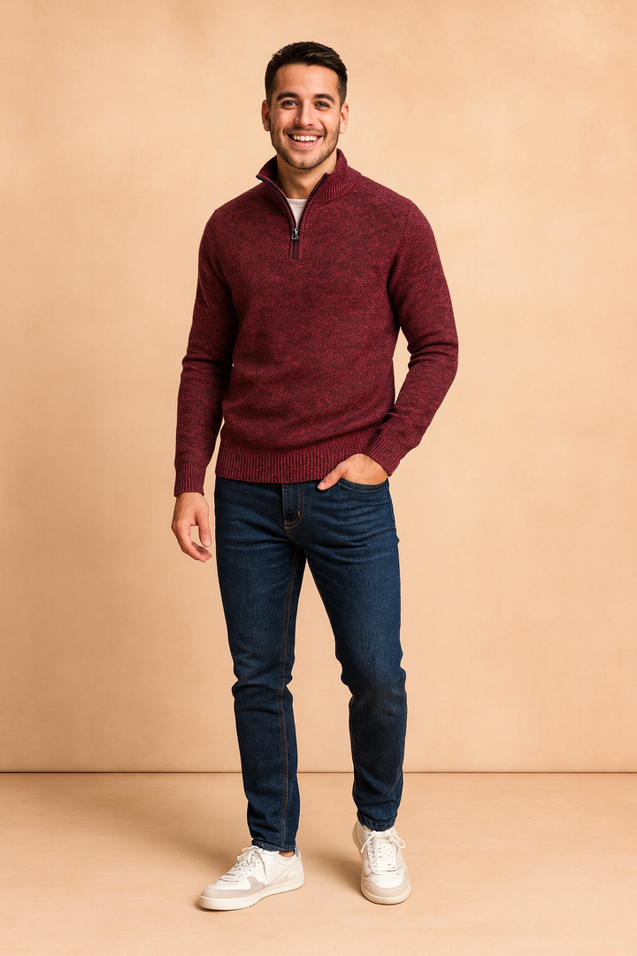 Czesław | Zipper Sweater for Cold Days 4