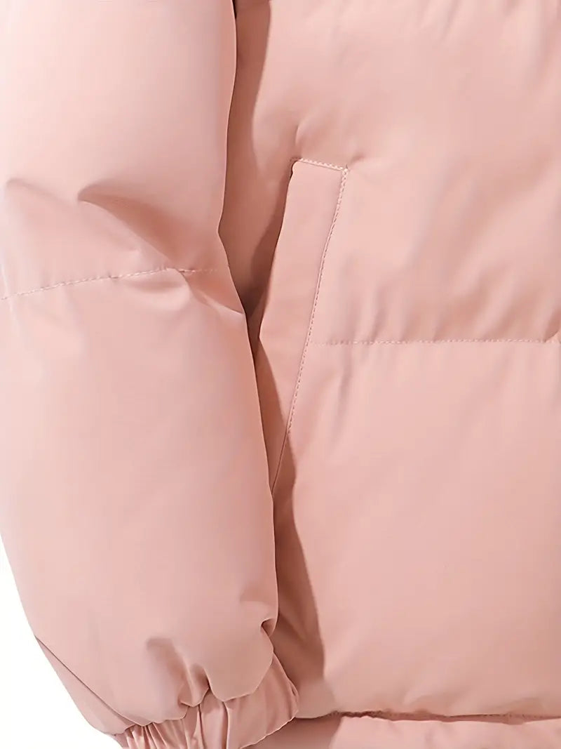 Damen-Pufferjacke aus 100 % Polyester für den Winter 3