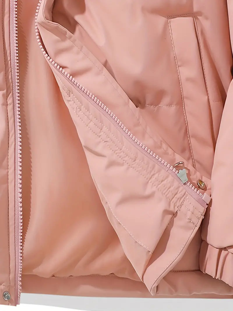 Damen-Pufferjacke aus 100 % Polyester für den Winter 4