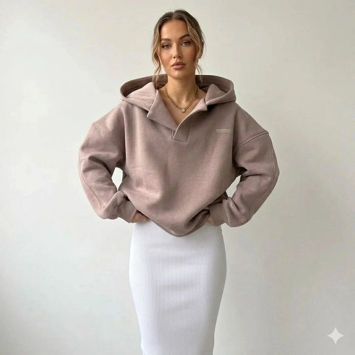 Damen Oversize Lounge Hoodie 0