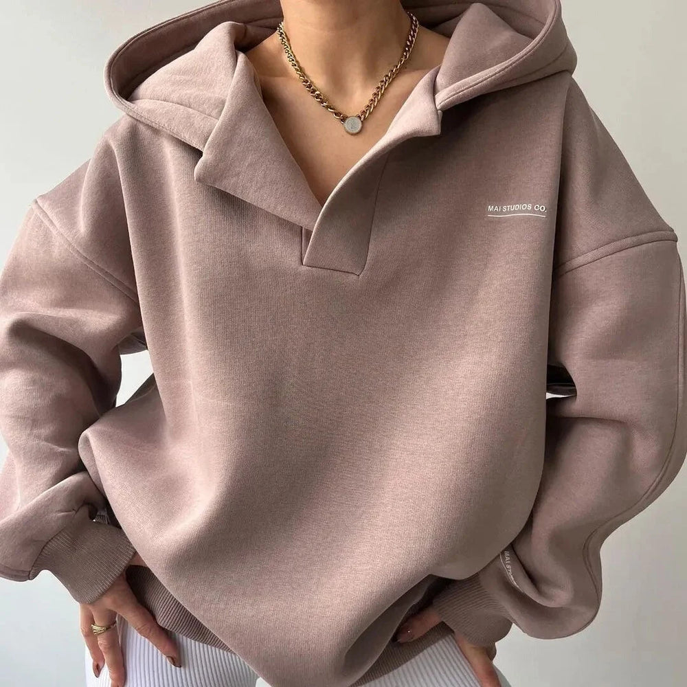 Damen Oversize Lounge Hoodie 1