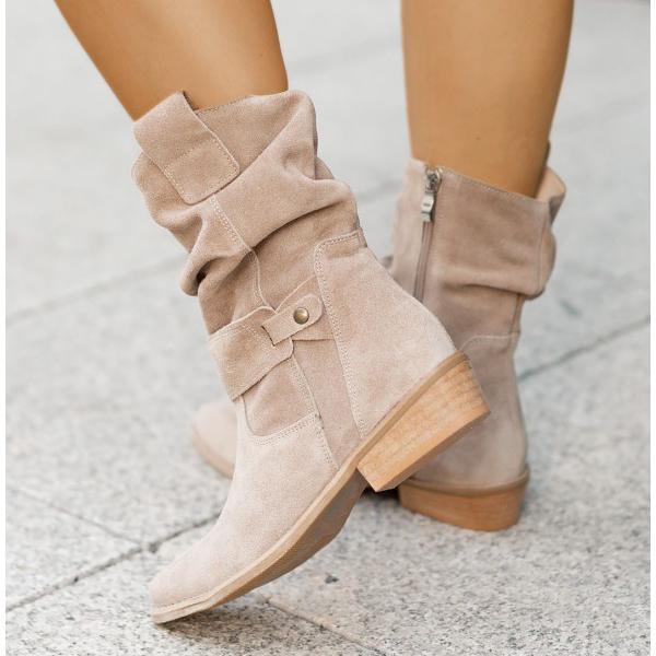 Damen Stiefeletten mit bequemem Einstieg und vielseitigem Design 11