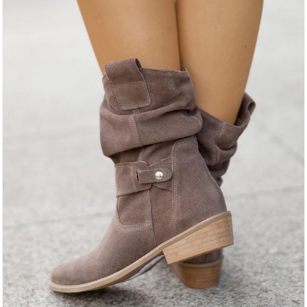 Damen Stiefeletten mit bequemem Einstieg und vielseitigem Design 12