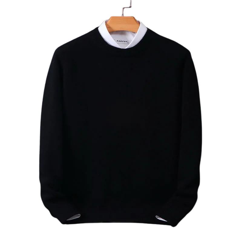 Daniel – Premium cashmere round neck sweater 1
