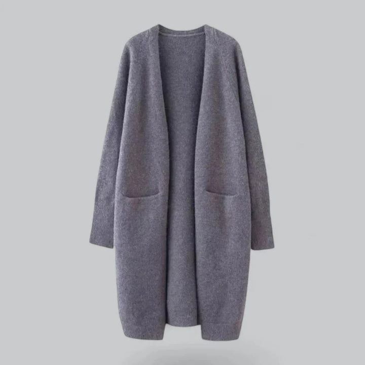 Daniela | Damen Warme Strickjacke mit offener Front 2