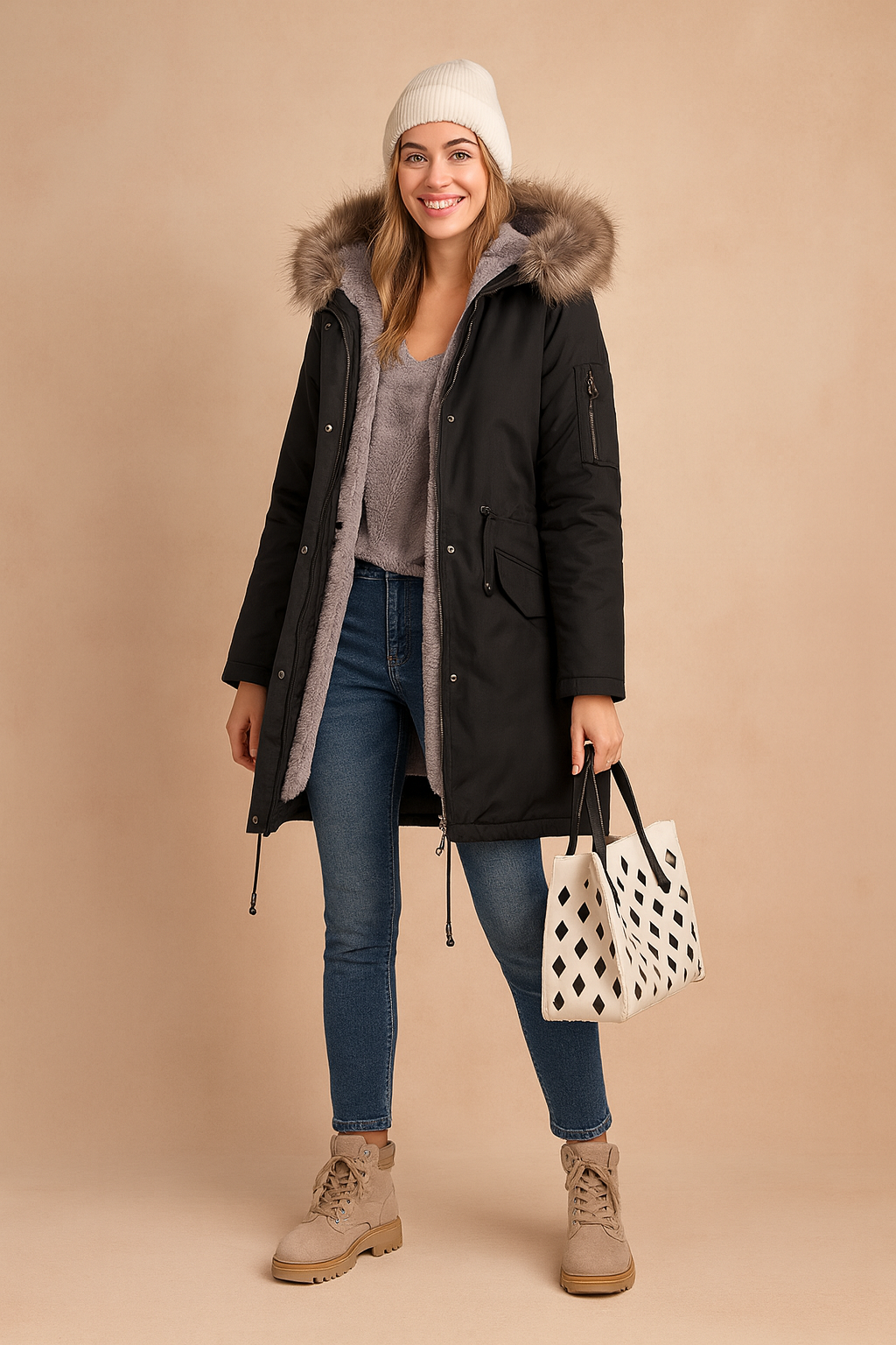Daria | Winter Parka with Hood 1