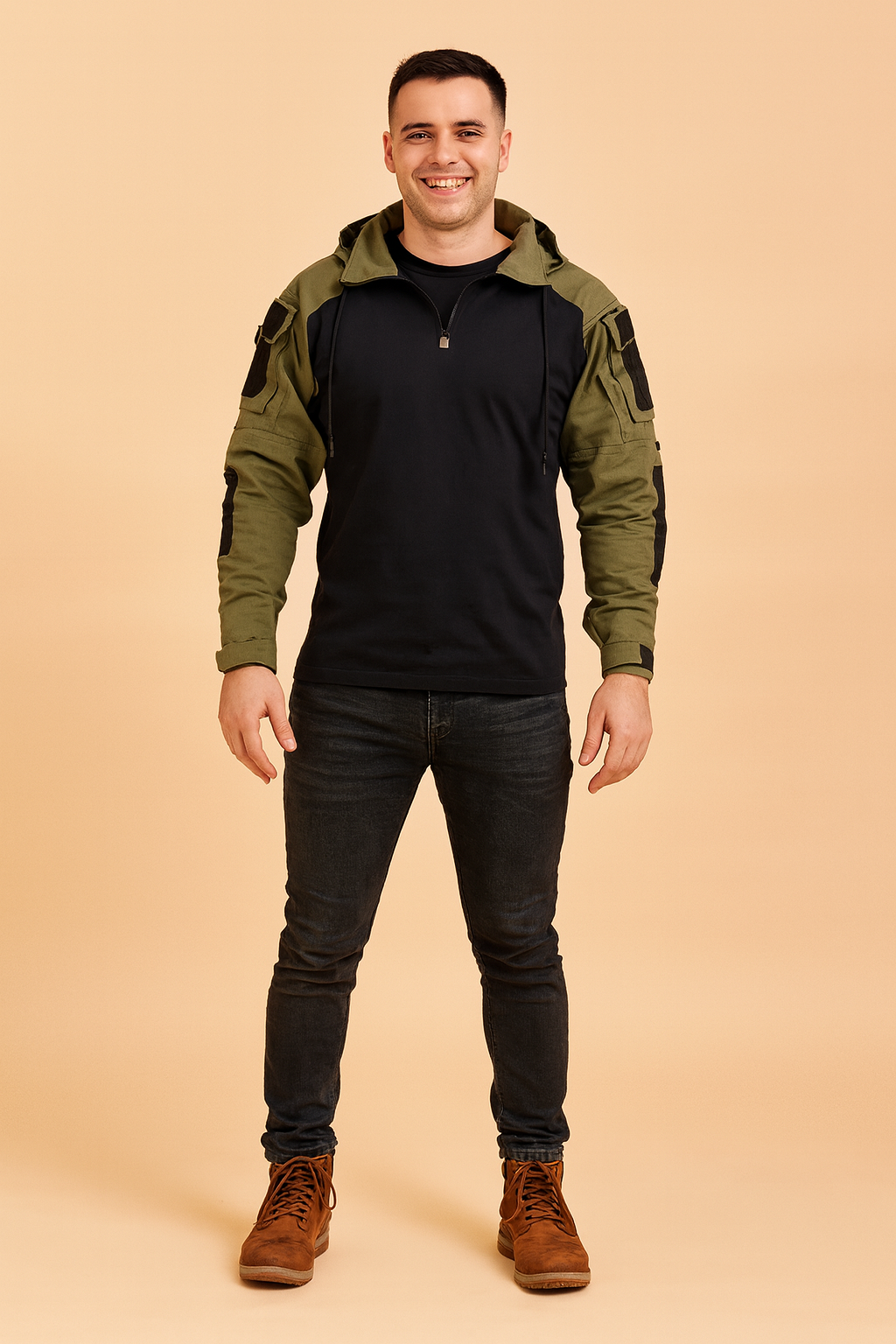 Darian | Men's Tactical Hooded Softshell Jacket 1