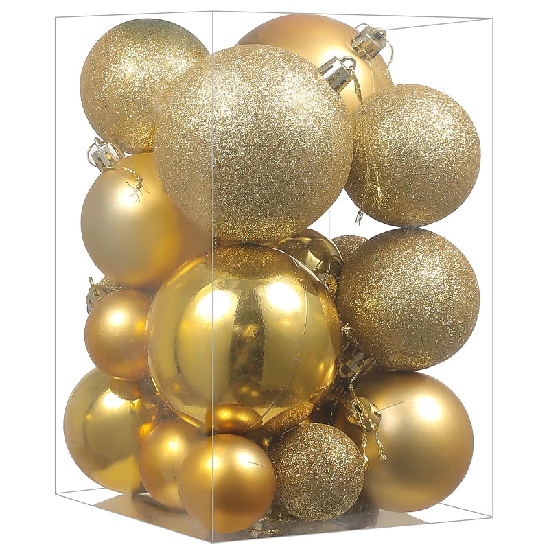 Decorative Balls | Tree Hanging Ornament Set for Christmas Decor 11