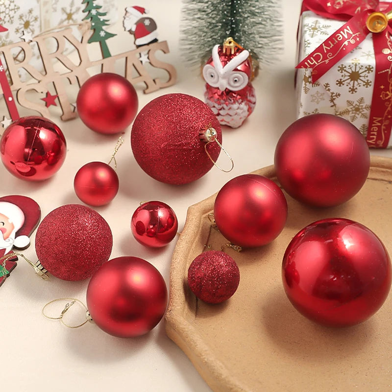 Decorative Balls | Tree Hanging Ornament Set for Christmas Decor 3