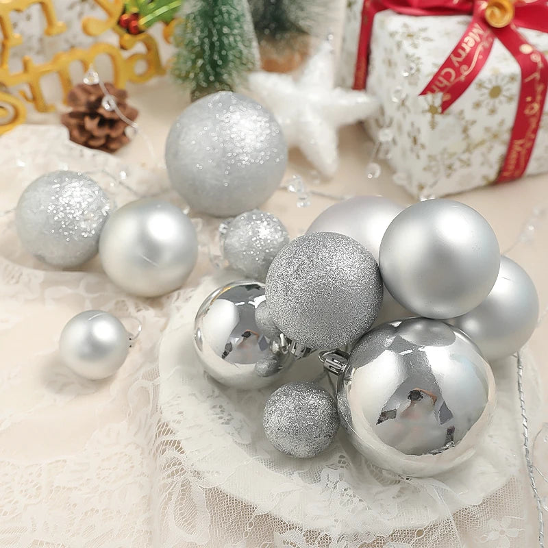 Decorative Balls | Tree Hanging Ornament Set for Christmas Decor 4