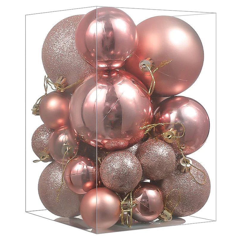 Decorative Balls | Tree Hanging Ornament Set for Christmas Decor 7