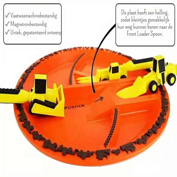 DiggerWare | Engaging Fun Children's Mealtime Tableware Set 6
