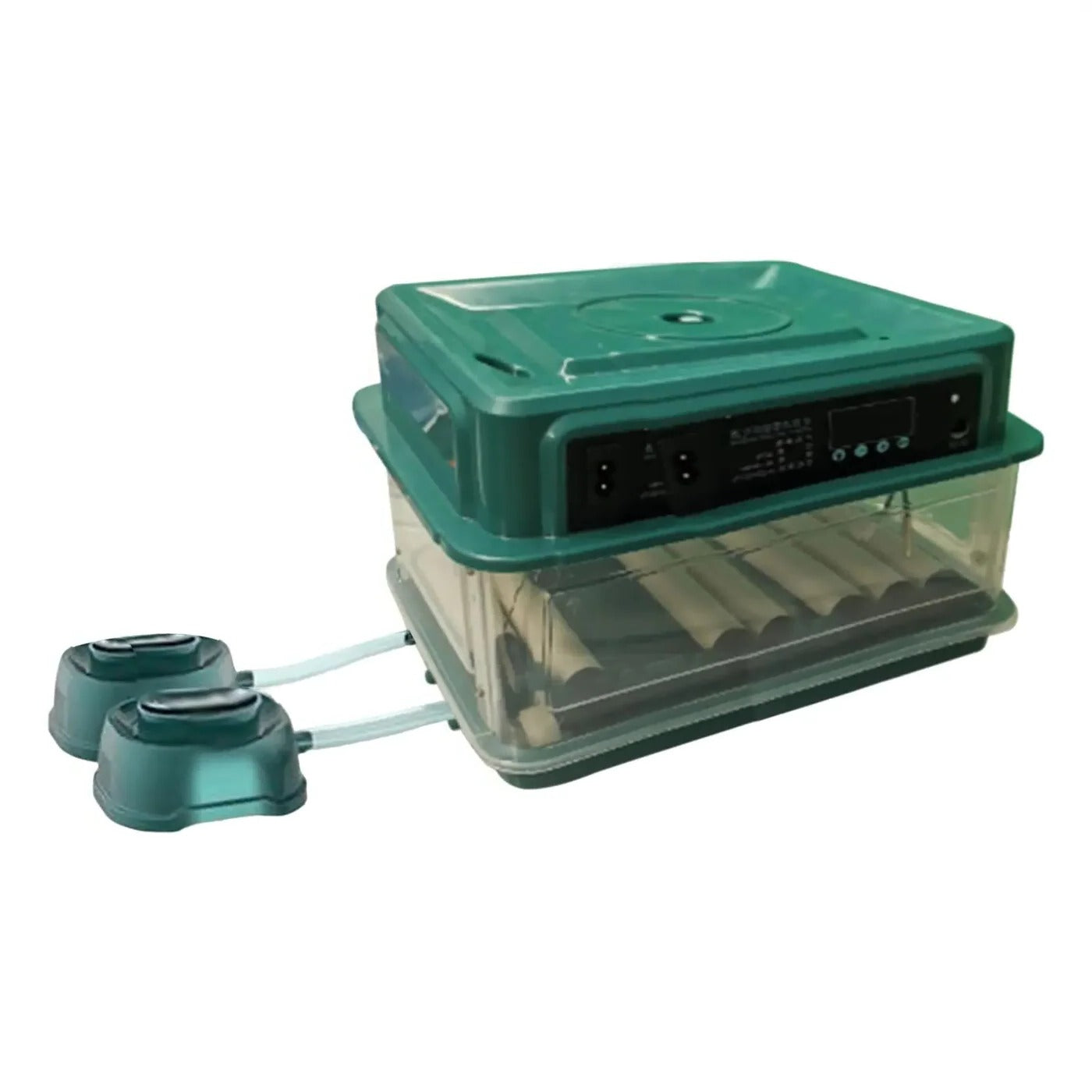 Digital incubator with adjustable tray - EU plug, light meter and turning function for hatching chicks, birds and more 3