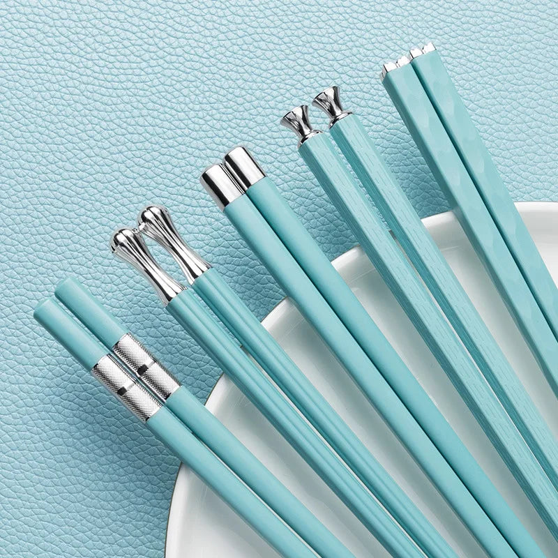 DineLux | Elegant Alloy Chopstick Set for Modern Dining 4