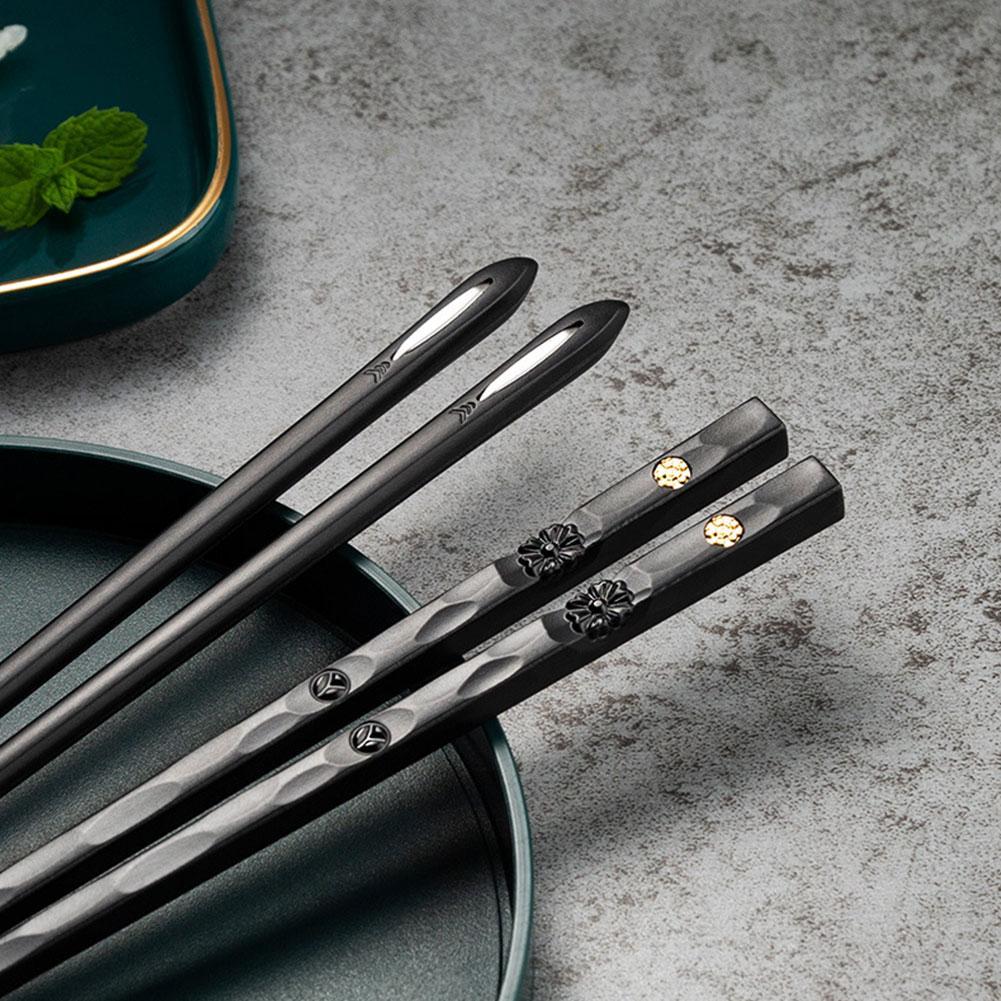 DineLux | Elegant Alloy Chopstick Set for Modern Dining 8
