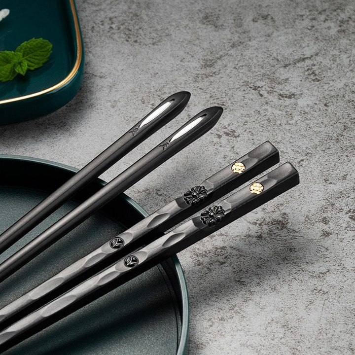DineLux | Elegant Alloy Chopstick Set for Modern Dining 8