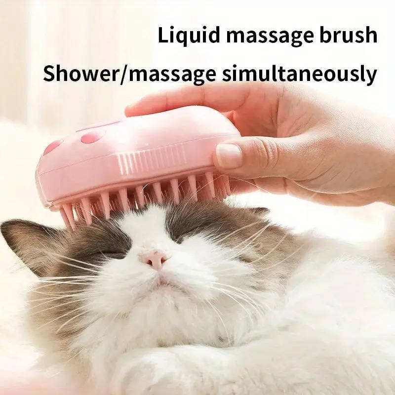 Dog brush with steam 1