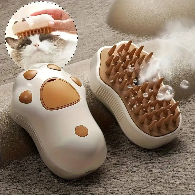 Dog brush with steam 3
