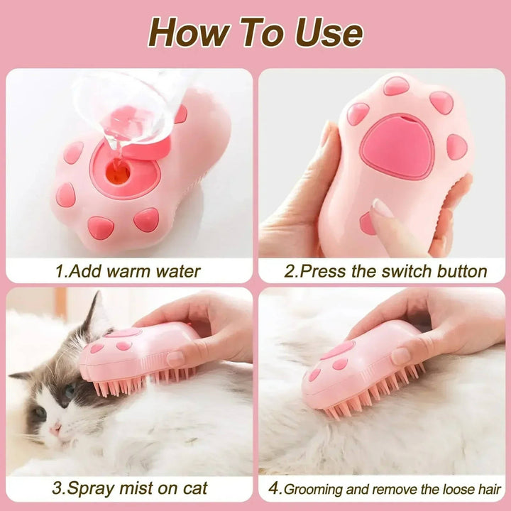 Dog brush with steam 8