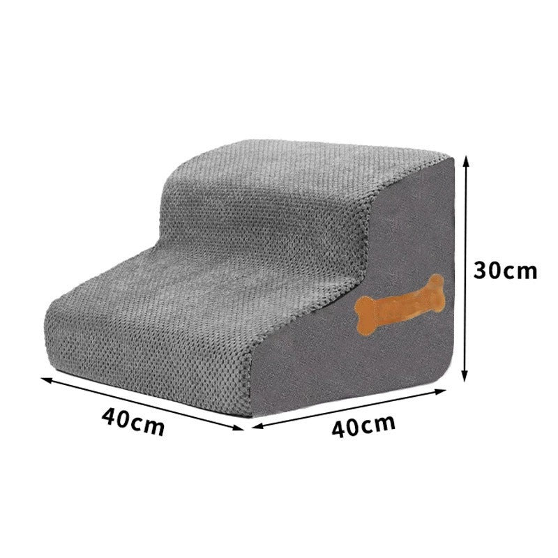 Dog stairs to bed 0