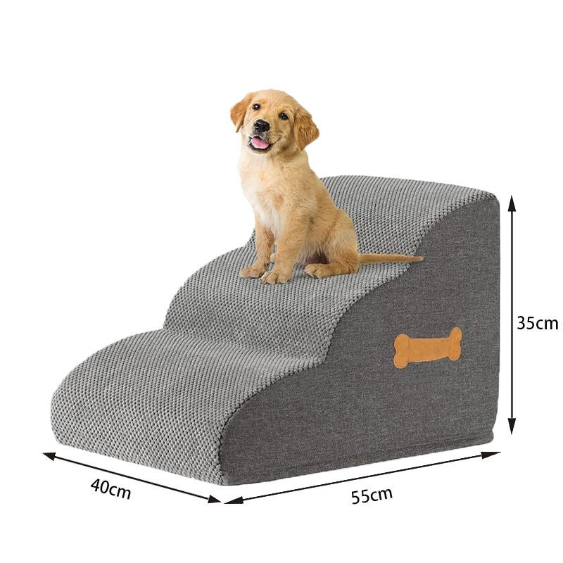 Dog stairs to bed 5