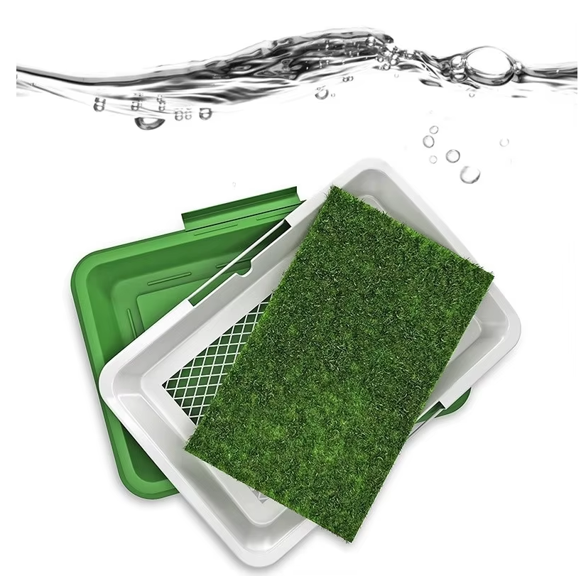 Dog toilet with artificial grass 2