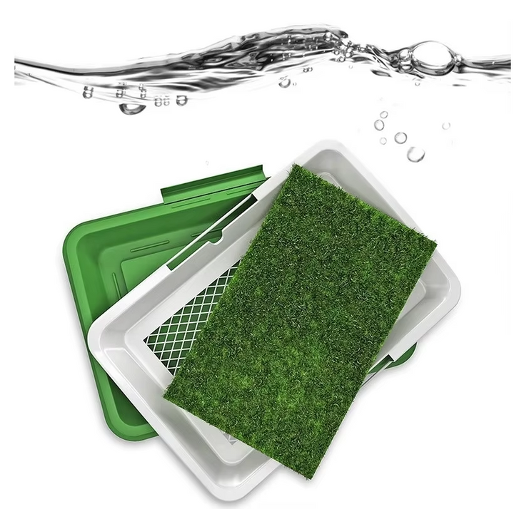Dog toilet with artificial grass 2