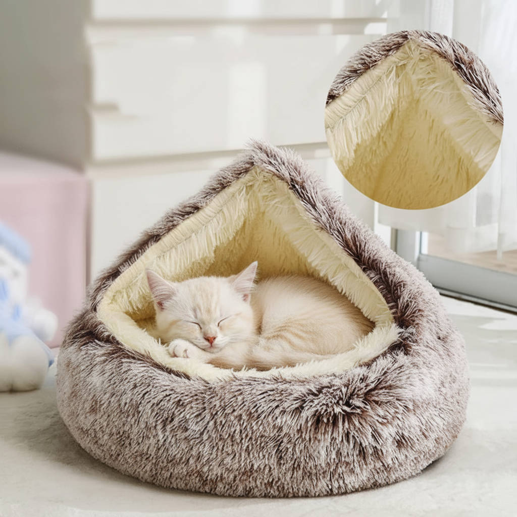 Donut dog and cat bed 0