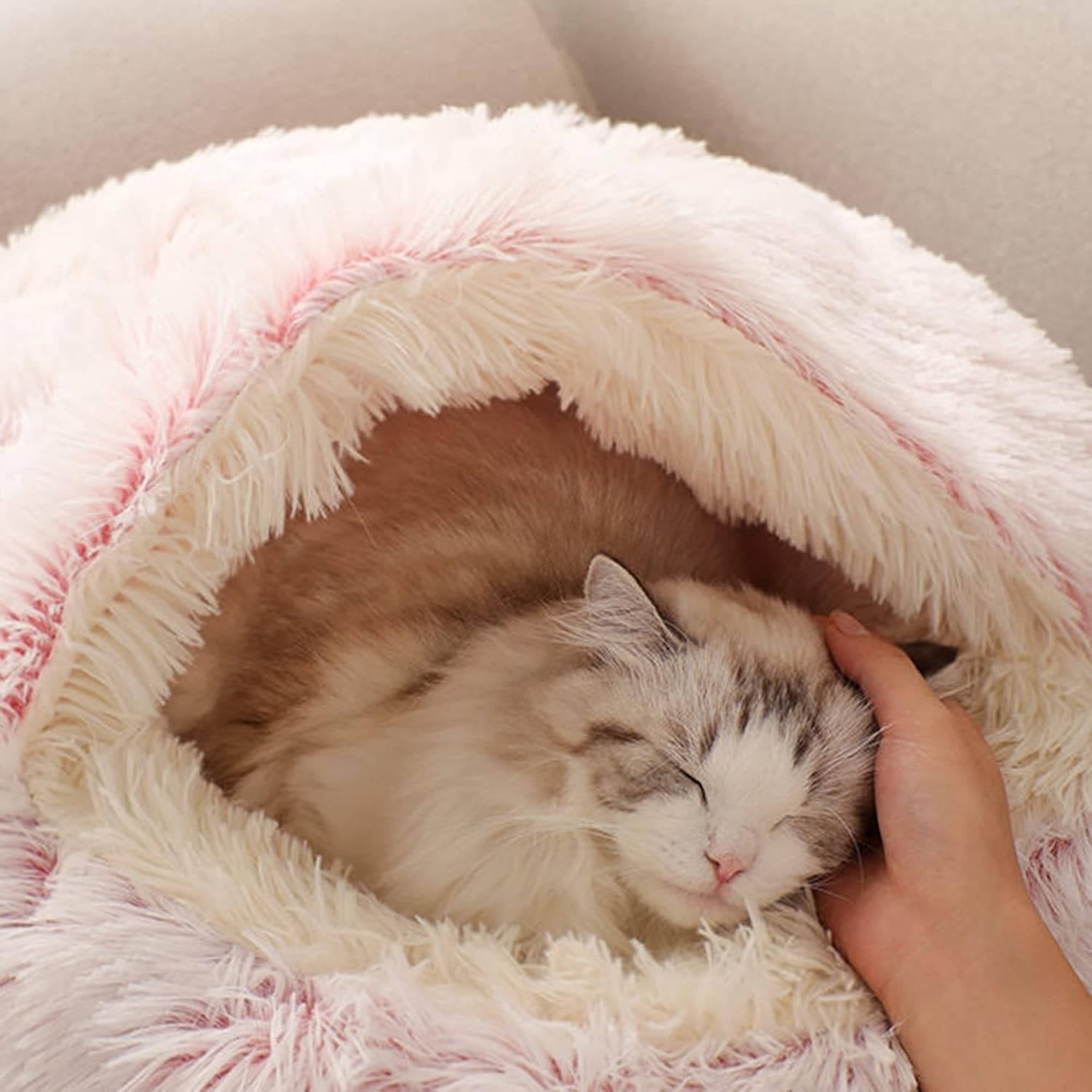 Donut dog and cat bed 4