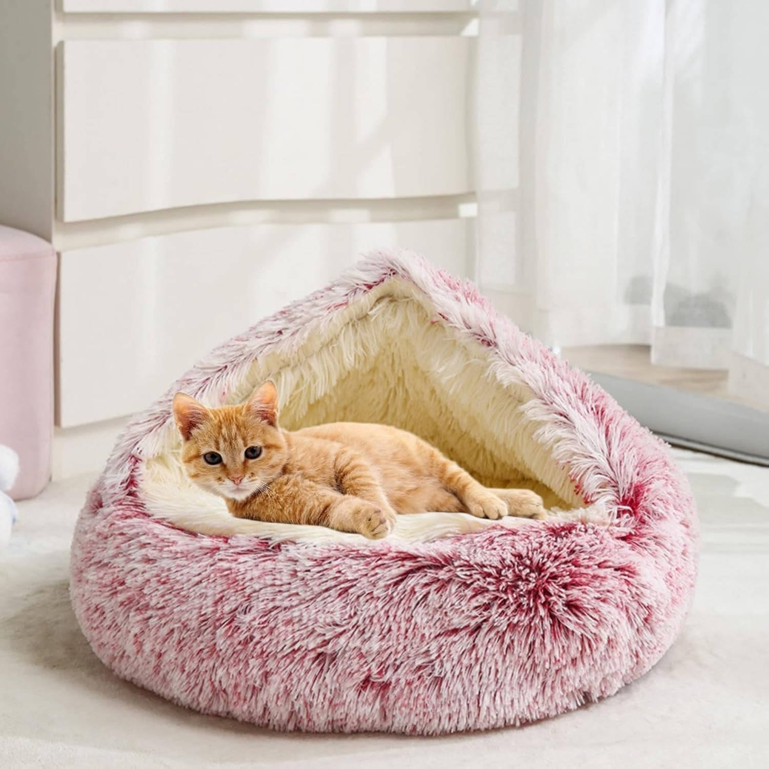 Donut dog and cat bed 6