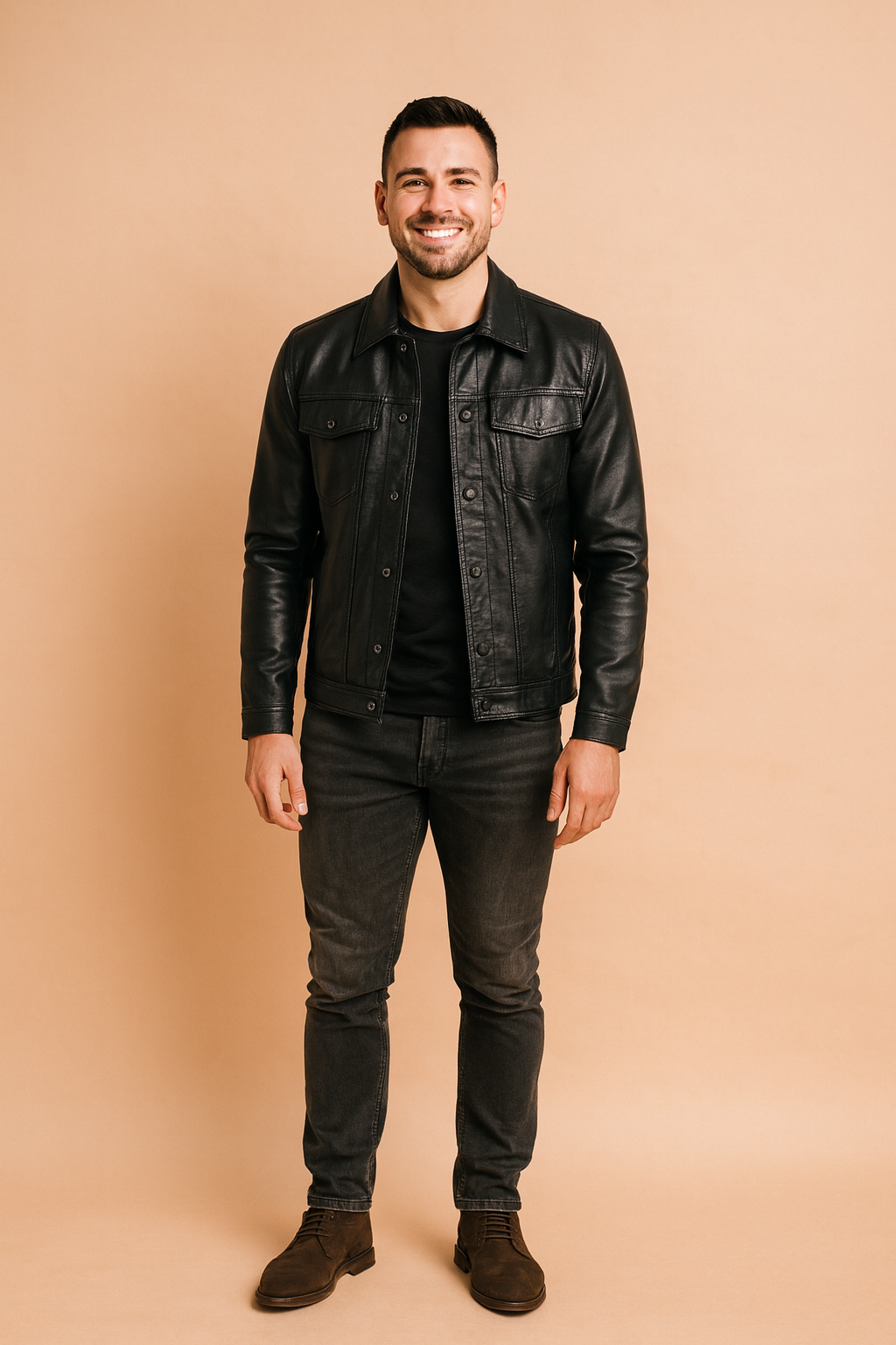 Dorian | Men's Street Style Biker Jacket 1