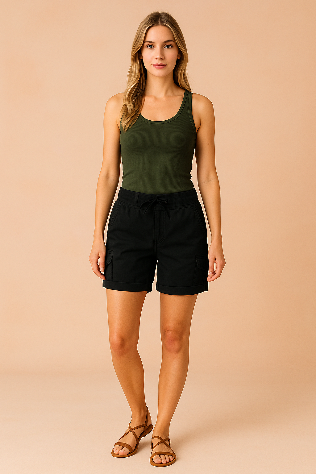 Dorothy | Women's Casual Cargo Shorts with Pockets 1