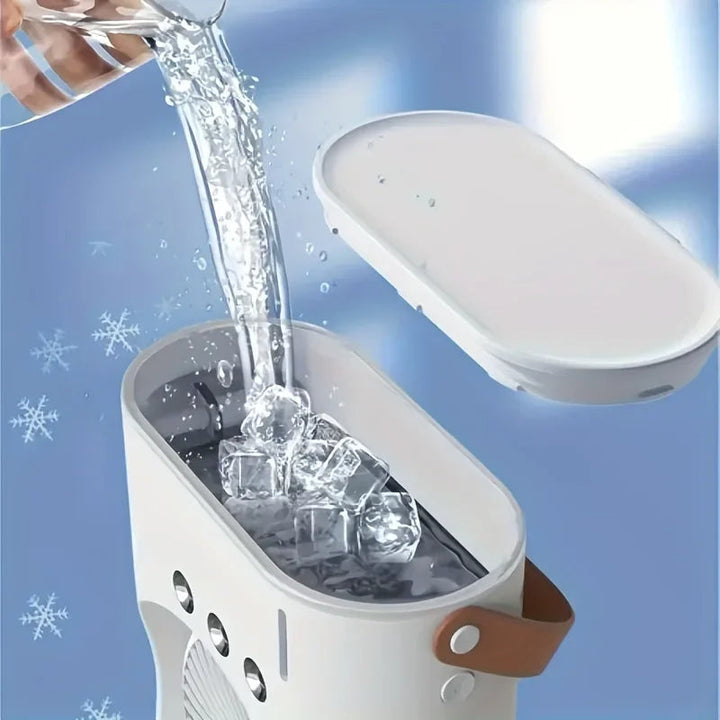 Double Head Portable Air Conditioner Fan 1