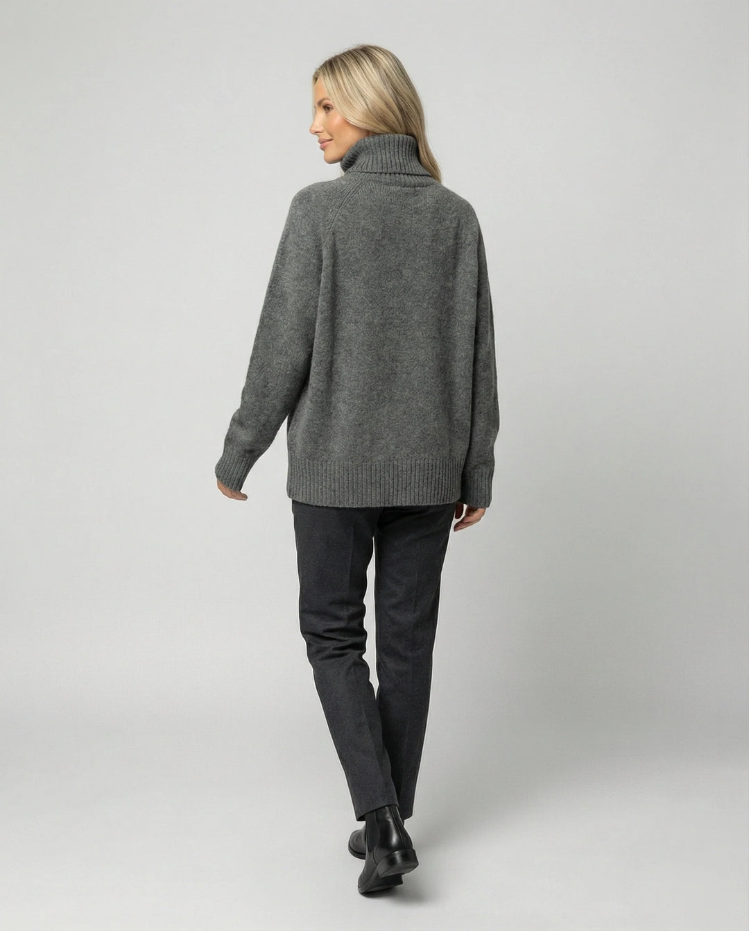 Drune - Lässiger Kaschmir Rollkragenpullover, Weiche & Bequeme Passform 2