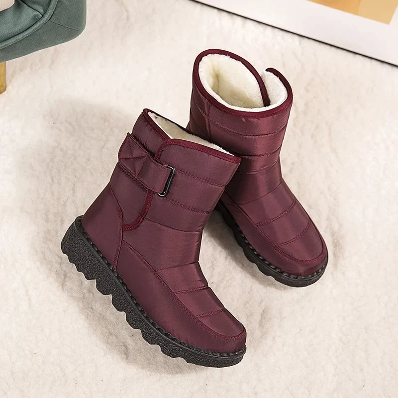 Drune Dicker Plüsch Winter Stiefel 10