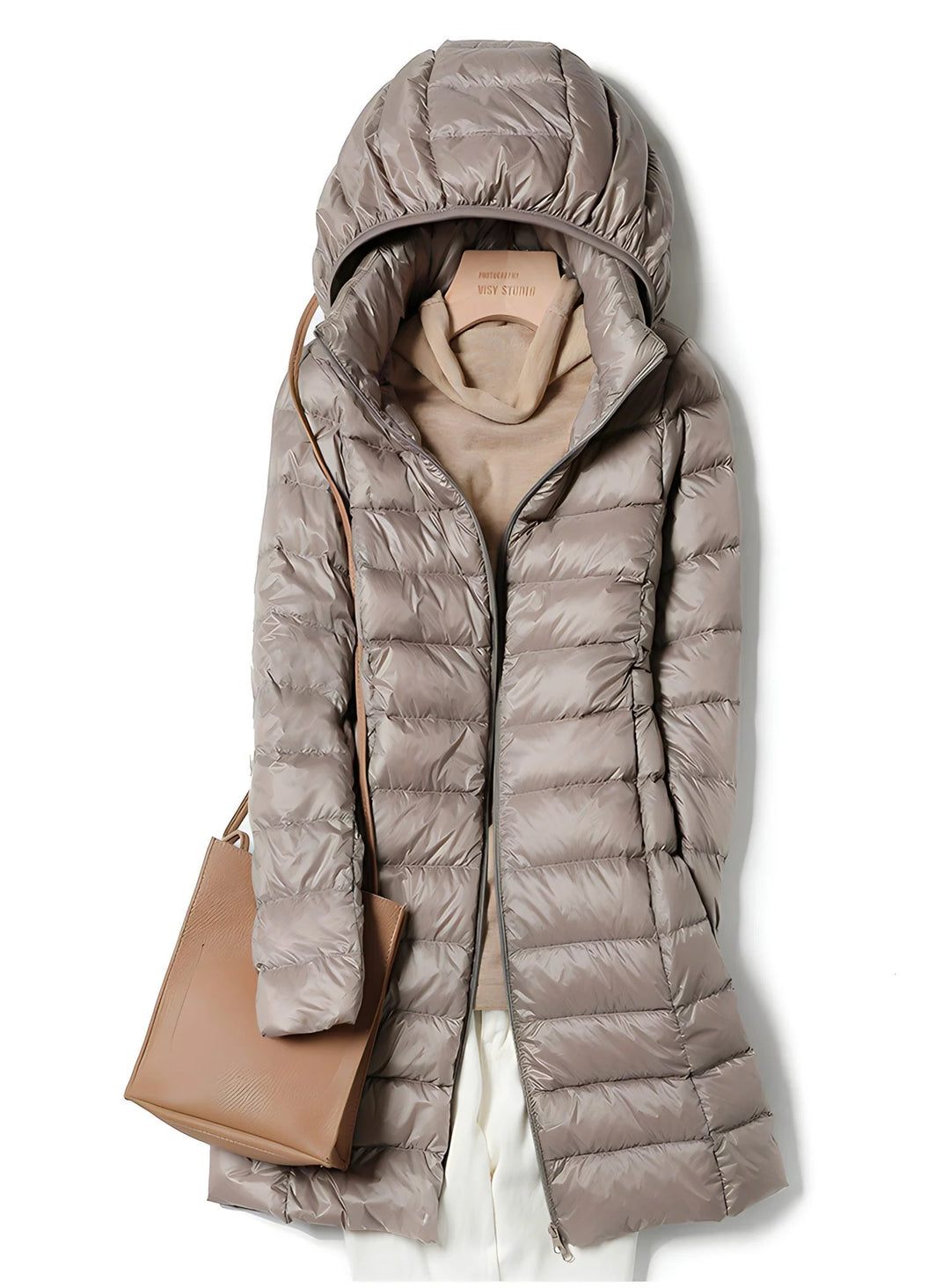 Drune Lange Daunenjacke für Damen 6