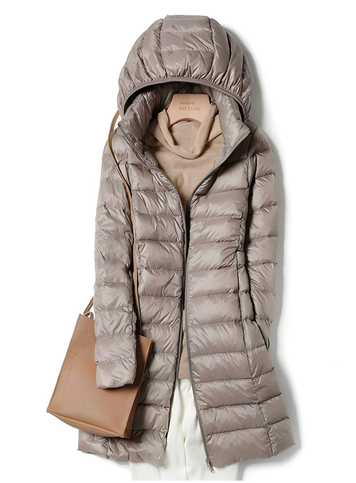 Drune Lange Daunenjacke für Damen 6