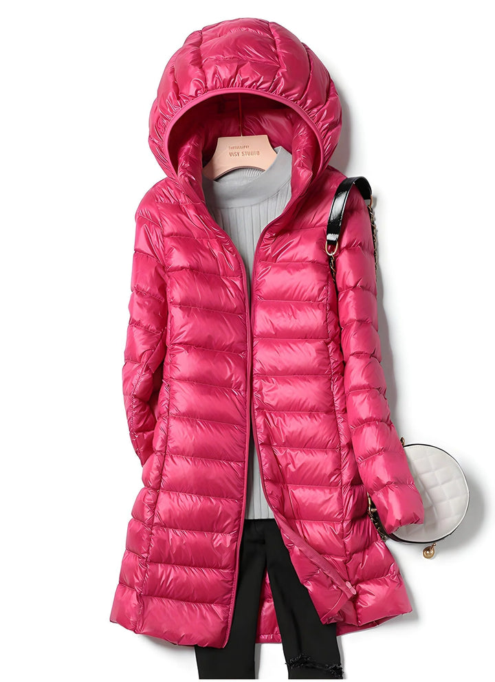 Drune Lange Daunenjacke für Damen 8